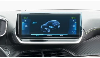 Protector de vidrio templado Pixsel en el monitor PEUGEOT 208 - 11.3“ 2019 - 2023
