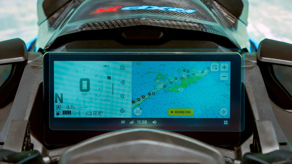 Protector de vidrio templado Pixsel para el velocímetro de la moto acuática BRP SEA-DOO RXP-X 325 2025 + 10.25“