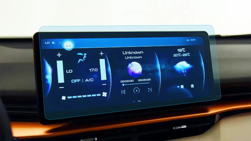 Protector de vidrio templado Pixsel en el monitor HAVAL H6 - 13.3“ 2025 -