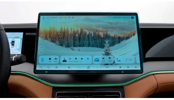 Protector de vidrio templado Pixsel en el monitor BYD SONG L DM-I - 16.3“ 2024 -