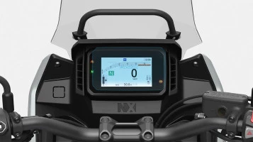 Protector de vidrio templado Pixsel en el velocímetro de la moto HONDA NX500 2024 - 7.1“